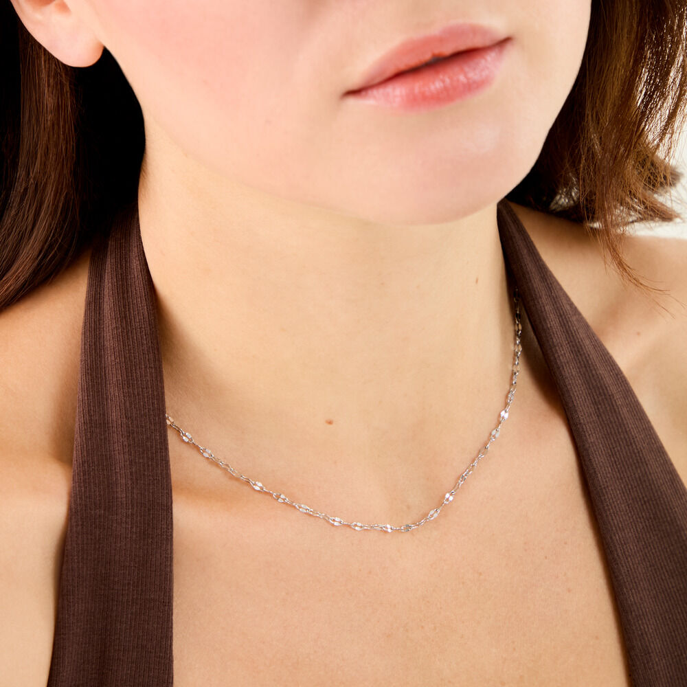 Collier Mauricette Acier Blanc - Colliers fantaisie Femme | Marc Orian