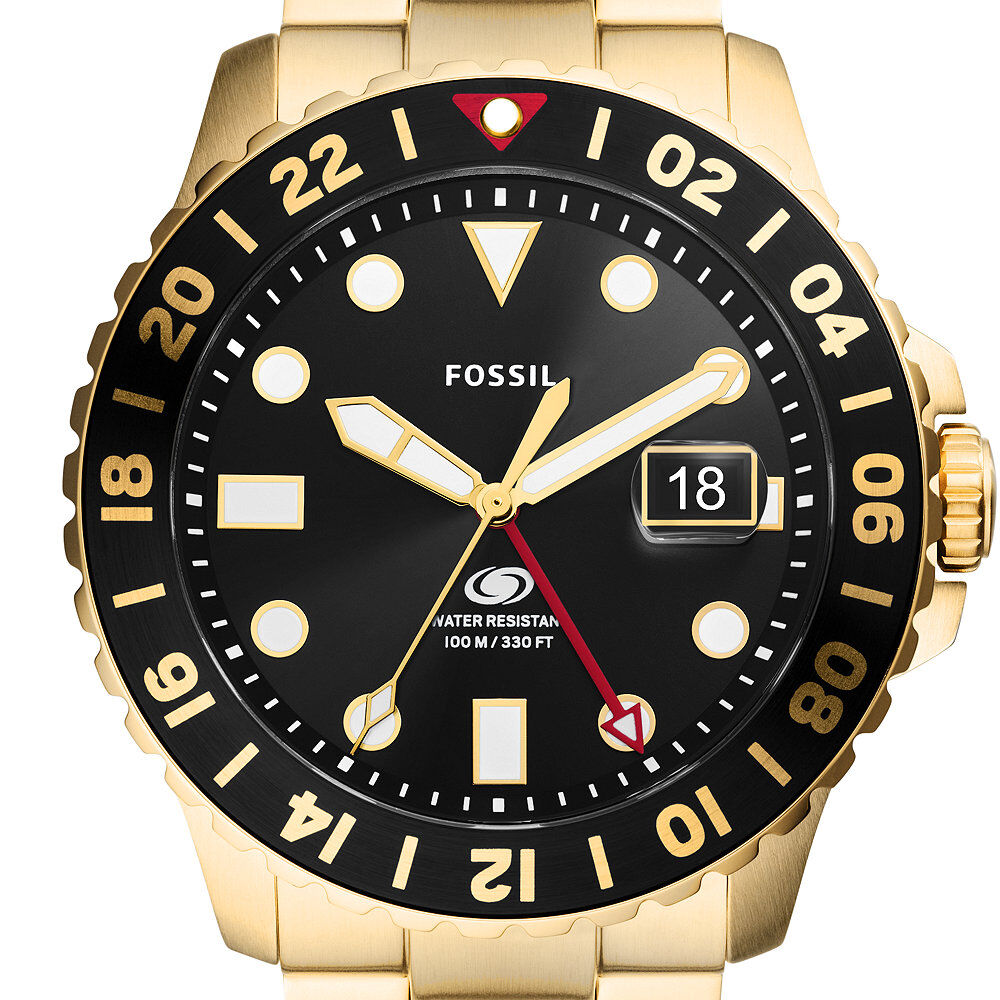 Montre Fossil Blue Noir - Montres étanches Homme | Marc Orian