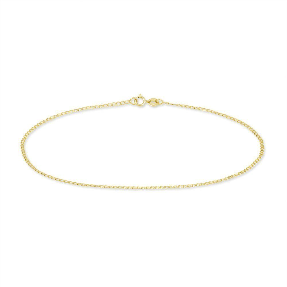 Chaîne De Cheville Maille Gourmette Or Jaune - Chaines de cheville Femme | Marc Orian