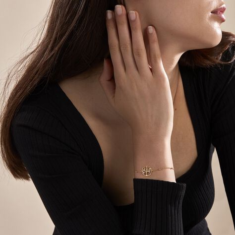 Bracelet Plaqué Or Heribald Oxydes De Zirconium - Bracelets chaînes Femme | Marc Orian