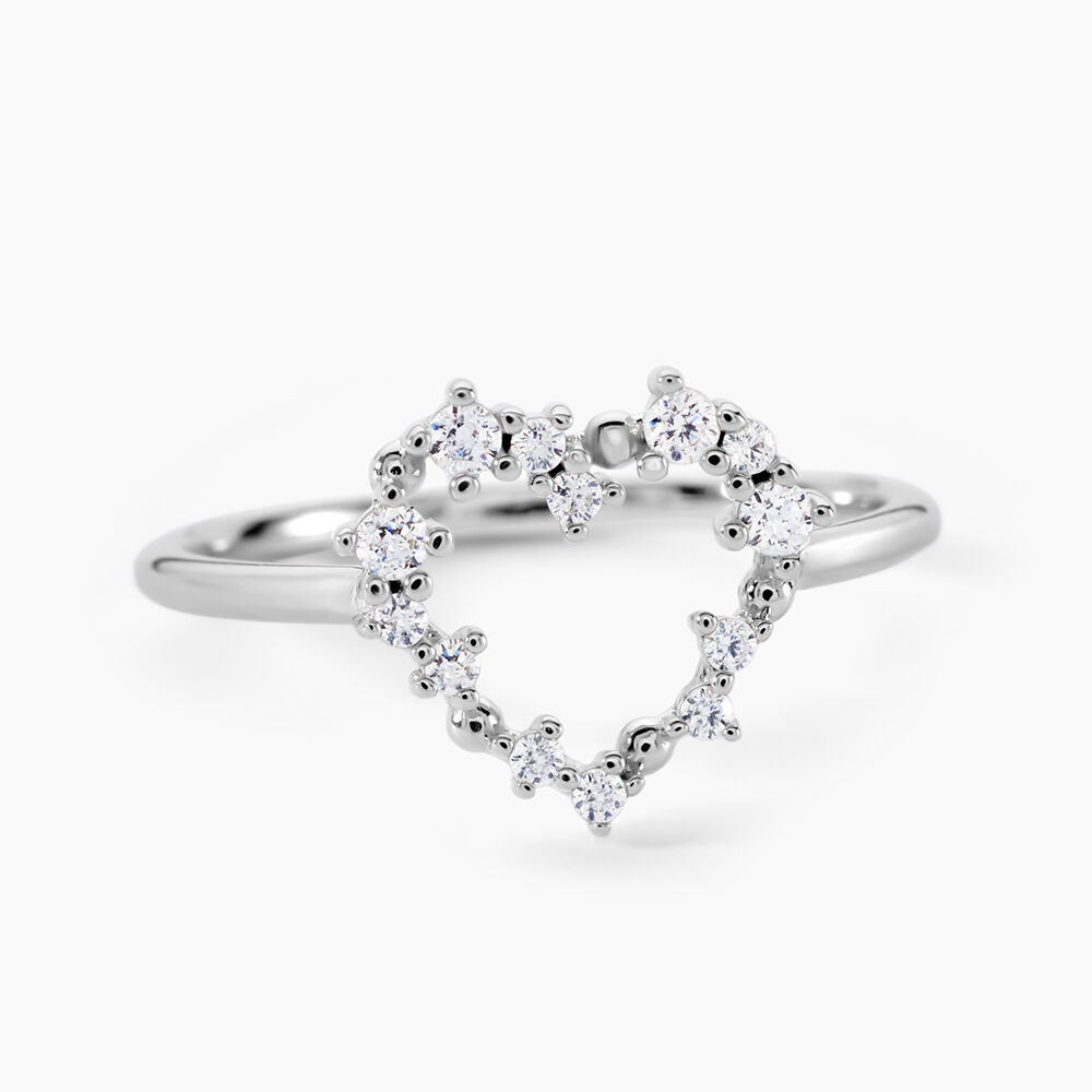 Bague Lovella Argent Blanc Oxyde De Zirconium - Bijoux fantaisie Femme | Marc Orian