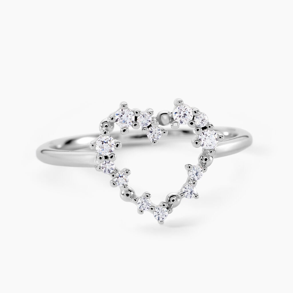Bague Lovella Argent Blanc Oxyde De Zirconium - Bijoux fantaisie Femme | Marc Orian