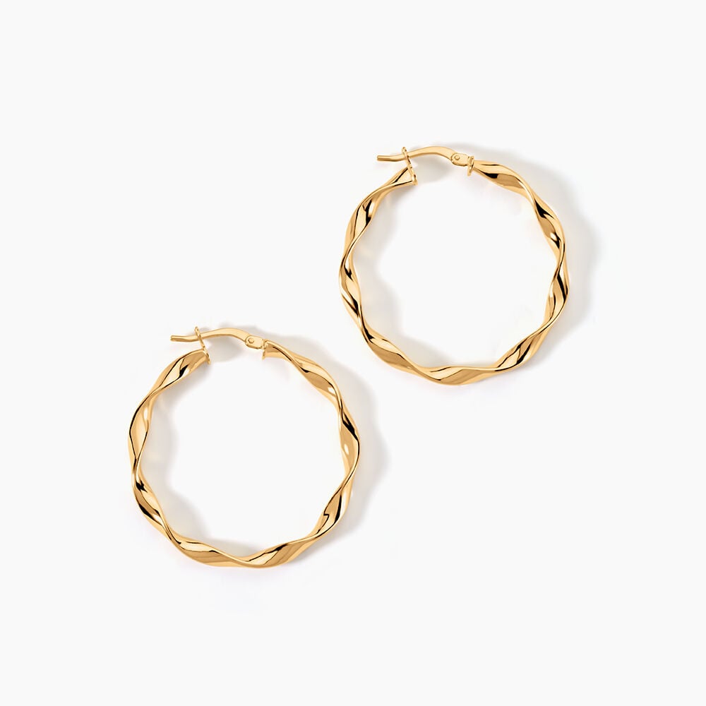 Cr&eacute;oles Falbala Or Jaune - Cr&eacute;oles Femme | Marc Orian