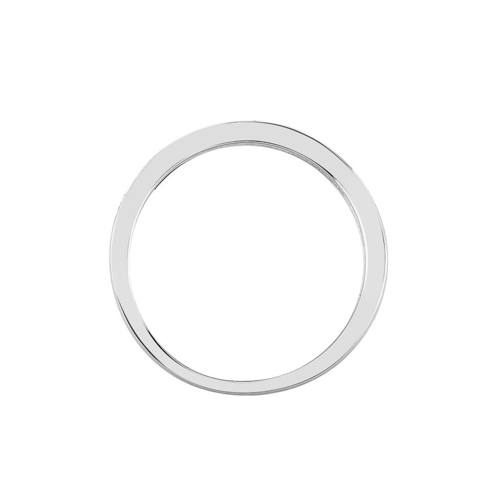 Alliance Rhea Or Blanc Diamant - Alliances avec pierres Femme | Marc Orian