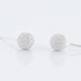 Boucles D'oreilles Puces Ayana Argent Blanc - Puces Femme | Marc Orian