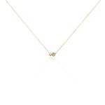 Collier Or Jaune Abijah Diamants - Colliers avec pierres Femme | Marc Orian