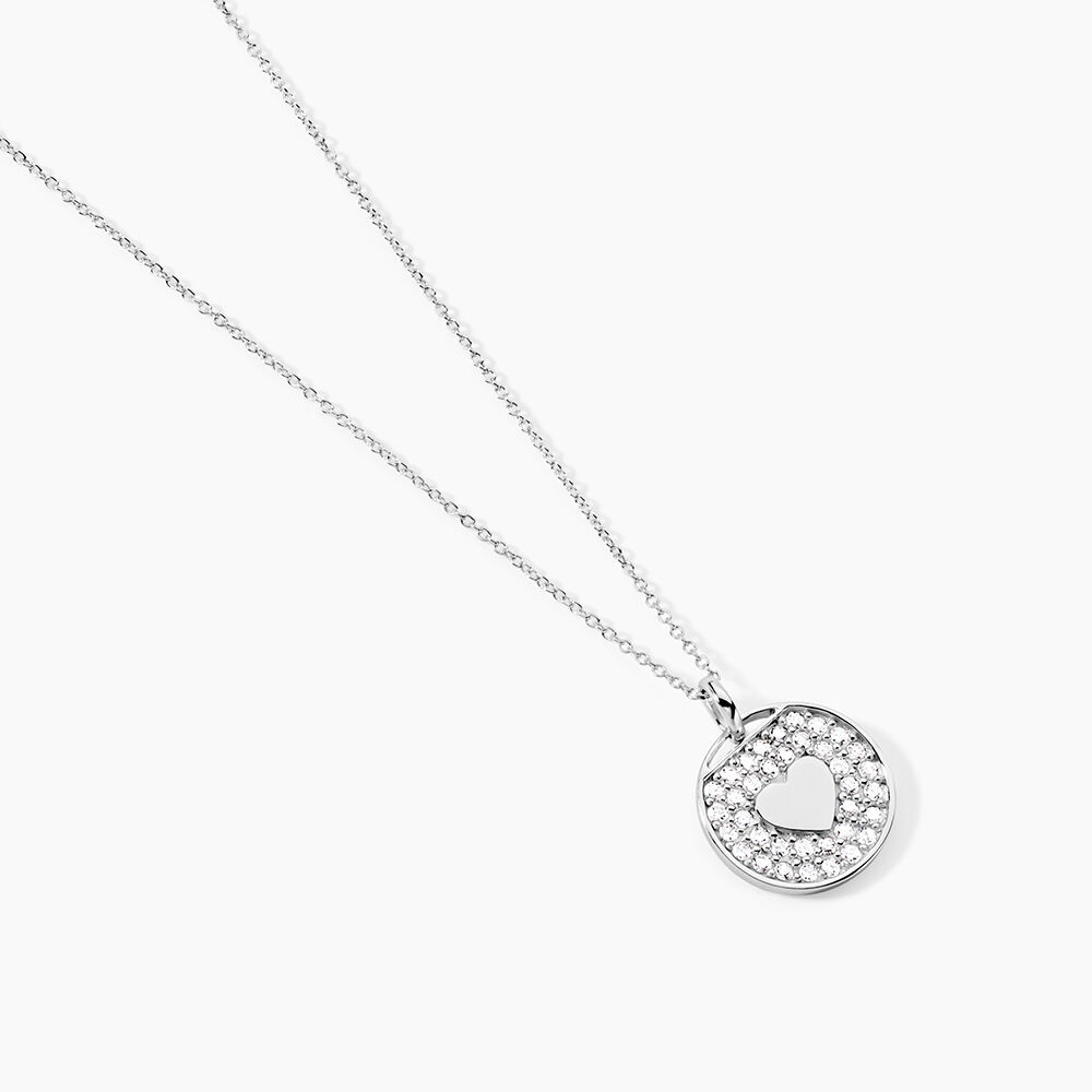 Collier Ivany Argent Blanc Oxyde De Zirconium - Colliers avec pierres Femme | Marc Orian