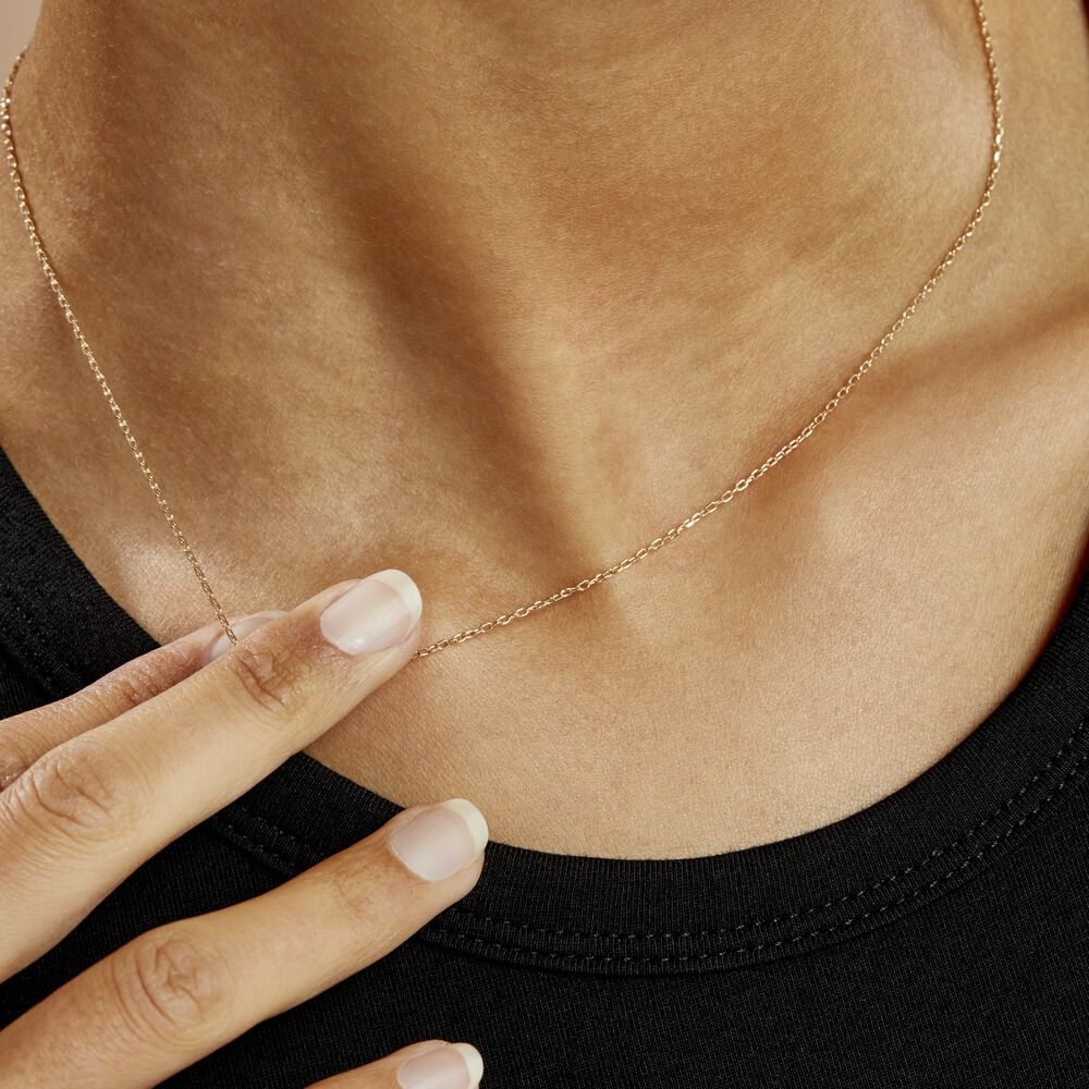 Chaîne Vince Plaqué Or Jaune - Chaines Femme | Marc Orian