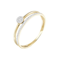 Bague Maellys Or Jaune Diamant - Bagues Solitaire Femme | Marc Orian