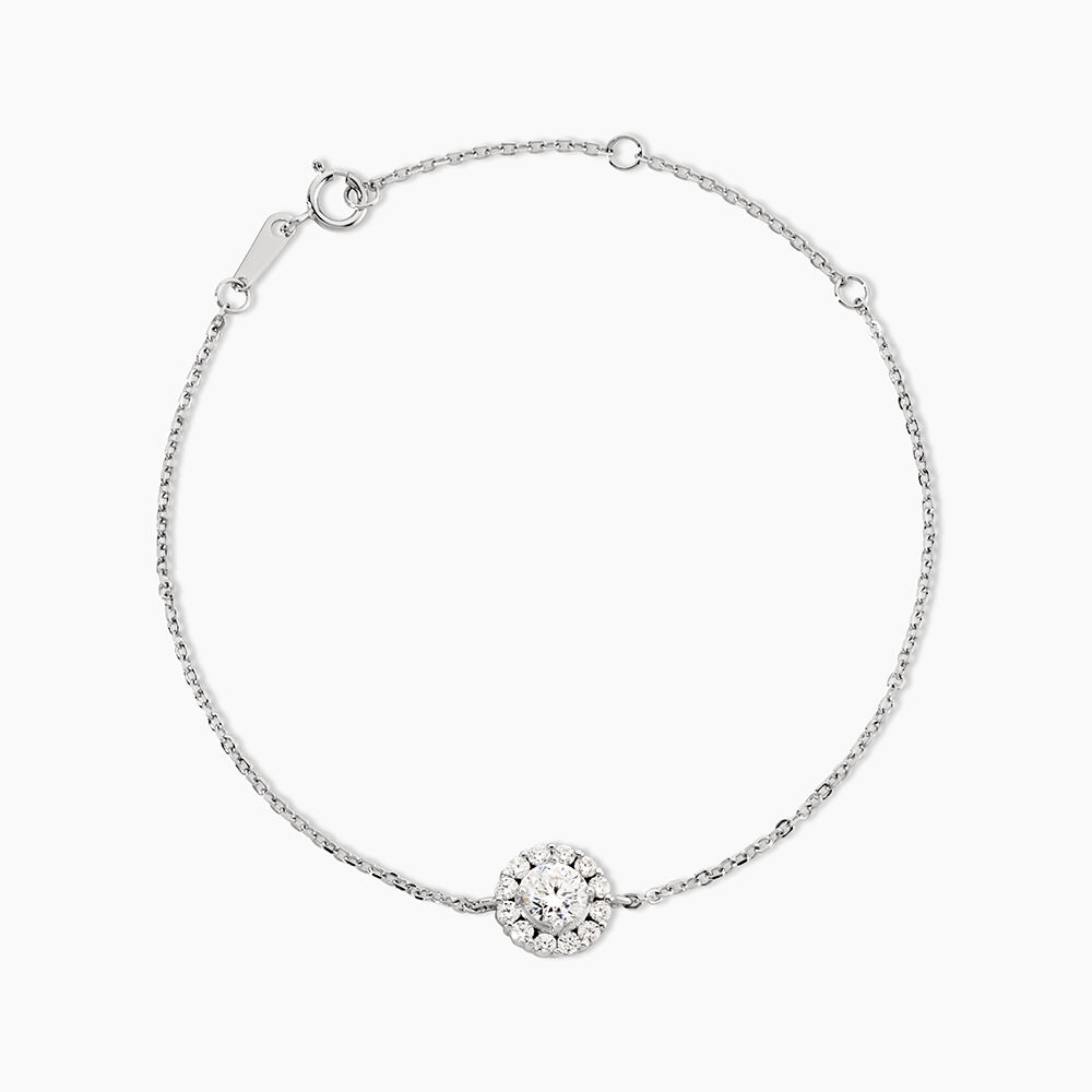 Bracelet Princess Argent Blanc Oxyde De Zirconium - Bracelets fantaisie Femme | Marc Orian