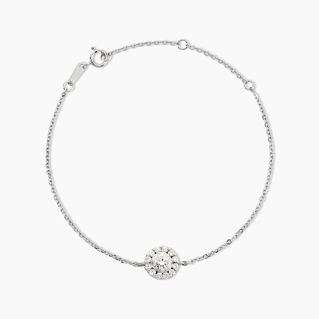 Bracelet Princess Argent Blanc Oxyde De Zirconium - Bracelets fantaisie Femme | Marc Orian