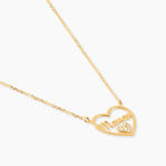 Collier Verohanta Or Jaune Oxyde De Zirconium - Colliers avec pierres Femme | Marc Orian