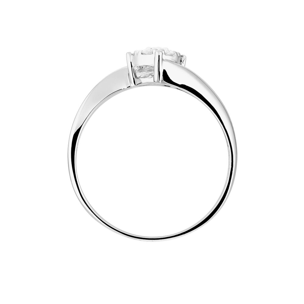 Bague Solitaire Soultana Or Blanc Diamant - Solitaires Femme | Marc Orian