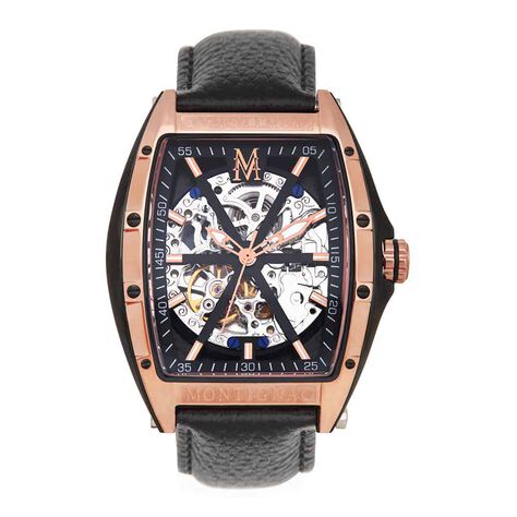 Montre Montignac Dt Automatique Noir - Montres automatique Homme | Marc Orian