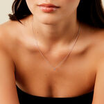 Collier Marciana Argent Blanc Oxyde De Zirconium - Colliers avec pierres Femme | Marc Orian