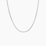 Cha&icirc;ne Simineae Argent Blanc - Colliers fantaisie Femme | Marc Orian