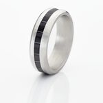 Bague Phebus Him Acier Blanc - Bijoux fantaisie Homme | Marc Orian