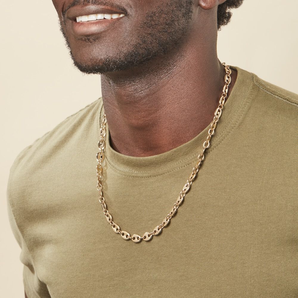 Collier William Plaqué Or Jaune - Chaines Homme | Marc Orian
