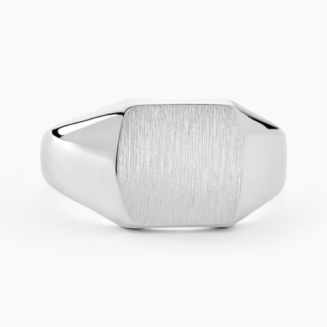 Chevalière Gringoire Argent Blanc - Bijoux personnalisés Homme | Marc Orian