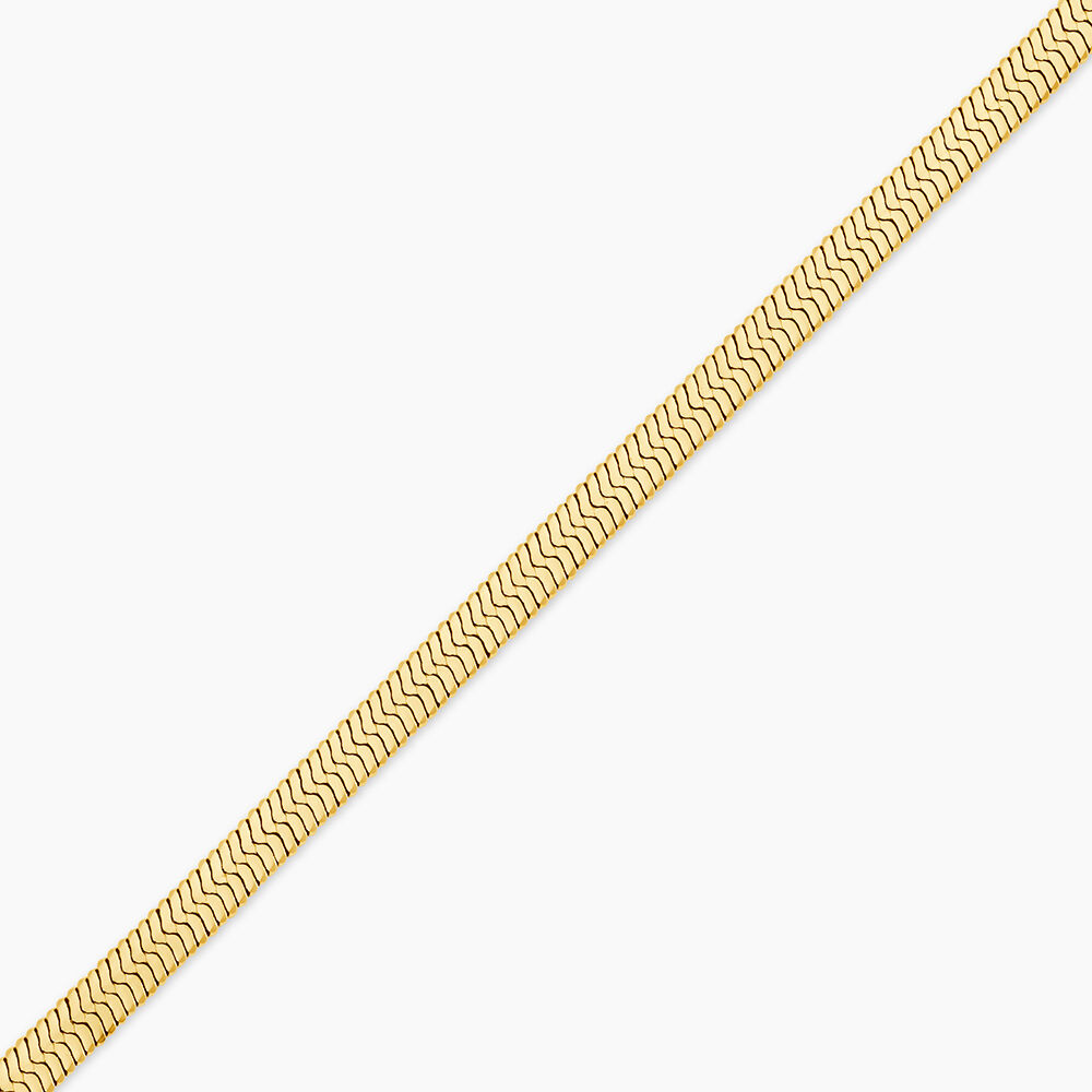 Bracelet Prestance Acier Jaune - Bracelets mailles Femme | Marc Orian