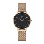 Montre Daniel Wellington Classic Melrose Noir - Montres &eacute;tanches Femme | Marc Orian