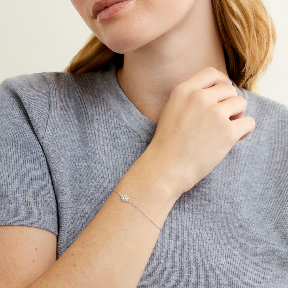 Bracelet Argent Tania Oxydes De Zirconium - Bracelets fantaisie Femme | Marc Orian