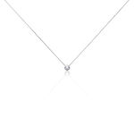 Collier Germinie Argent Blanc Oxyde De Zirconium - Colliers solitaires Femme | Marc Orian