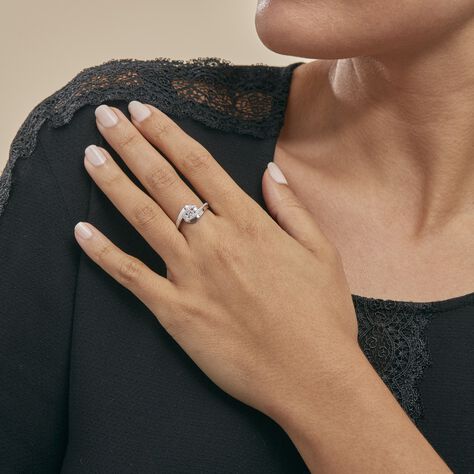 Bague Barbara Or Blanc Diamant - Bagues fiançailles Femme | Marc Orian