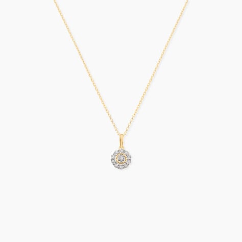 Collier Charletta Or Jaune Diamant - Colliers avec pierres Femme | Marc Orian