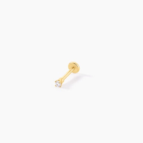 Piercing De Labret Or Jaune Catala Oxyde De Zirconium - Piercing Conch Femme | Marc Orian