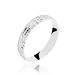 Alliance Roxie Ruban Plat Or Blanc - Alliances duo Unisex | Marc Orian