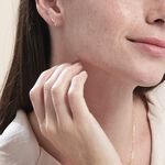 Boucles D'oreilles Puces Or Jaune Fortunella Oxydes De Zirconium - Puces Femme | Marc Orian