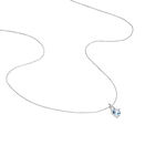 Collier Bertille Or Blanc Topaze Et Oxyde De Zirconium - Colliers avec pierres Femme | Marc Orian