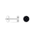 Boucles D'oreilles Puces Phebus Him Classique Acier Blanc - Puces Homme | Marc Orian