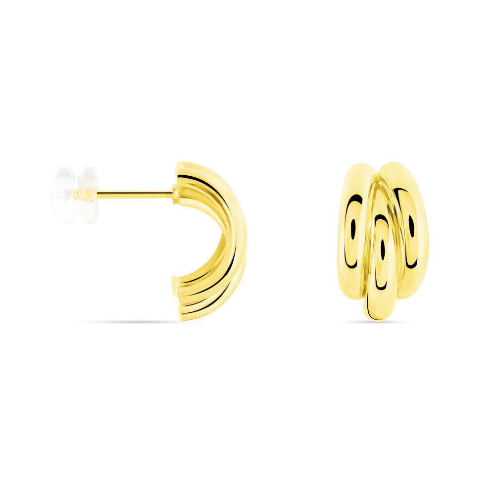 Creoles Or Jaune Kahima - Créoles Femme | Marc Orian