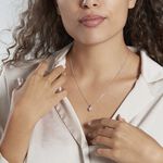 Collier Aphrodite Or Blanc Diamant Synthetique - Colliers avec pierres Femme | Marc Orian