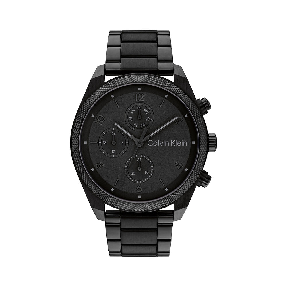 Montre Calvin Klein Impact Multifonctions Noir - Montres &eacute;tanches Homme | Marc Orian