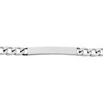 Bracelet Identit&eacute; Vivian Argent Blanc - Gourmettes Femme | Marc Orian