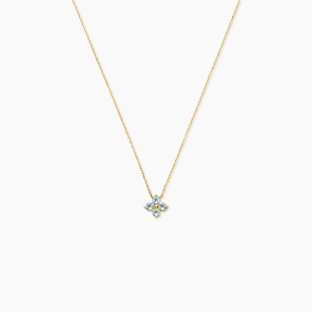 Collier Belovia Or Jaune Topaze - Colliers avec pierres Femme | Marc Orian