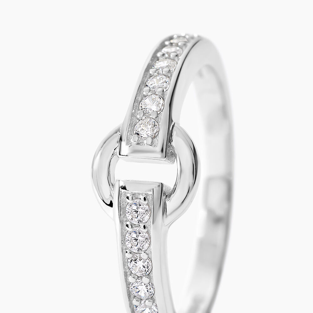 Bague Argent Blanc Candis Oxyde De Zirconium - Bijoux fantaisie Femme | Marc Orian