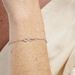 Bracelet Zelma Argent Blanc - Bracelets chaînes Femme | Marc Orian