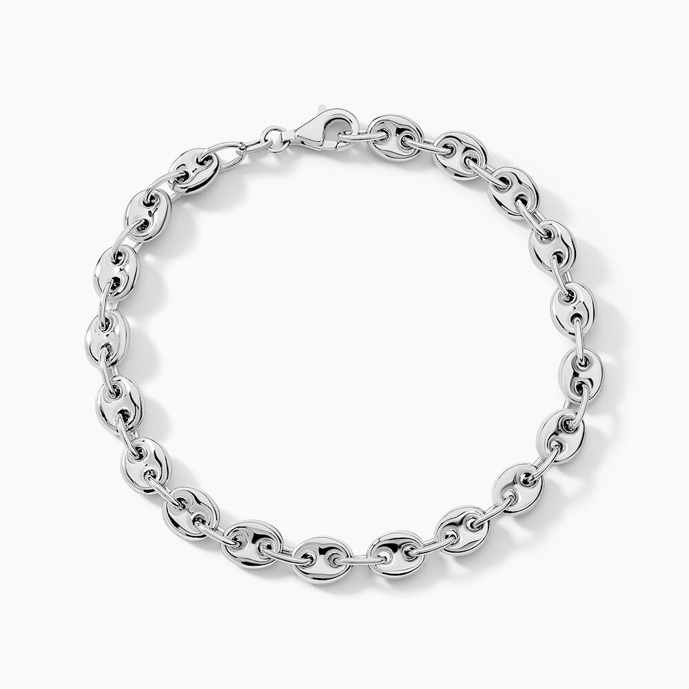 Bracelet Carrus Argent Blanc - Bracelets fantaisie Homme | Marc Orian