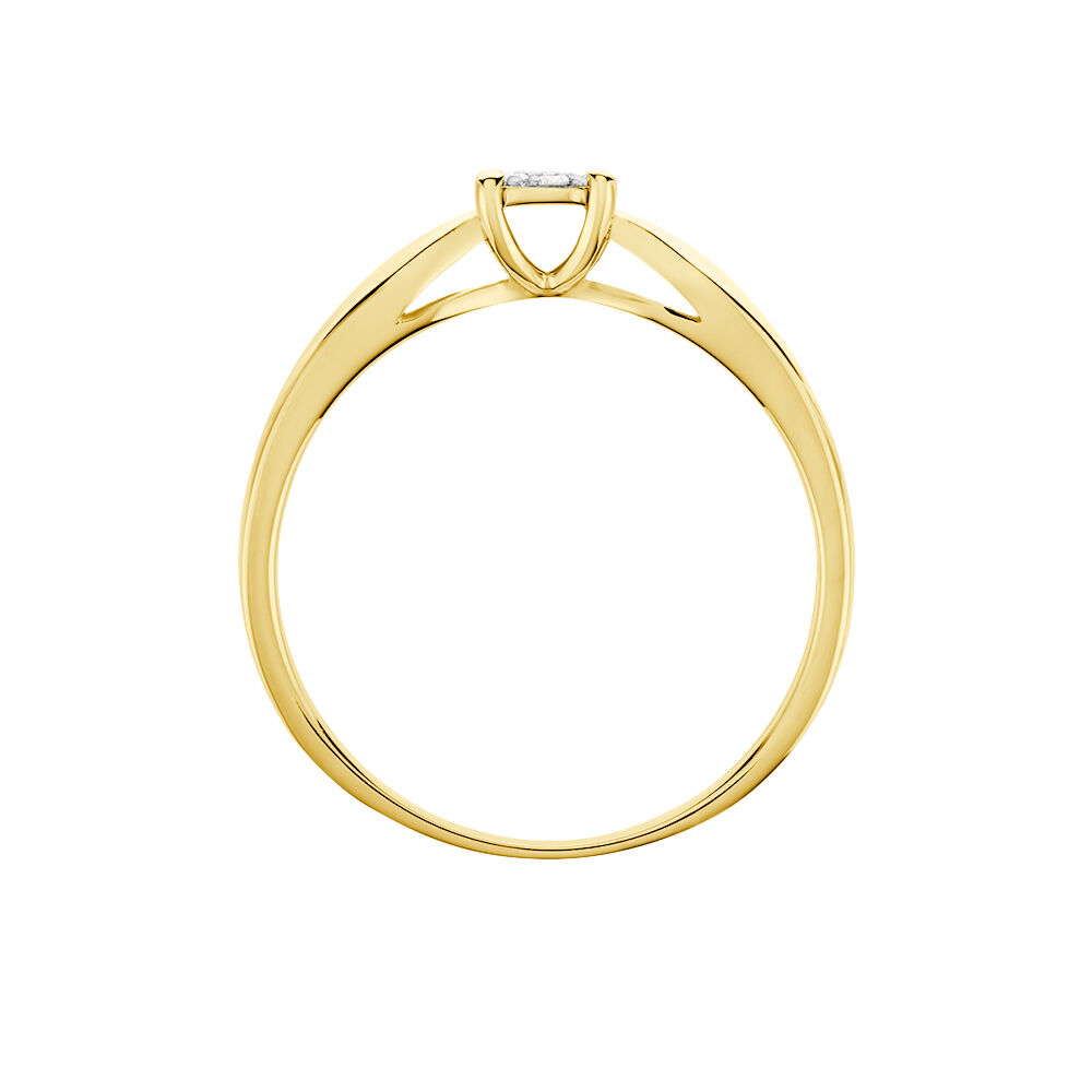 Bague Louisanna Or Jaune Diamant - Parures de mariage Femme | Marc Orian
