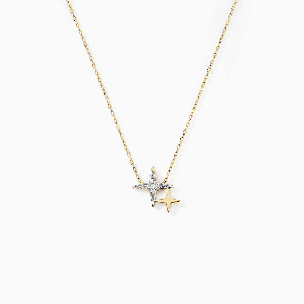 Collier Lumiere Or Jaune Oxyde De Zirconium - Colliers avec pierres Femme | Marc Orian