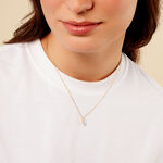 Collier Derby Or Jaune Oxyde De Zirconium - Colliers avec pierres Femme | Marc Orian