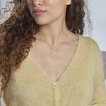 Collier Alysone Argent Rose Oxyde De Zirconium - Colliers avec pierres Femme | Marc Orian