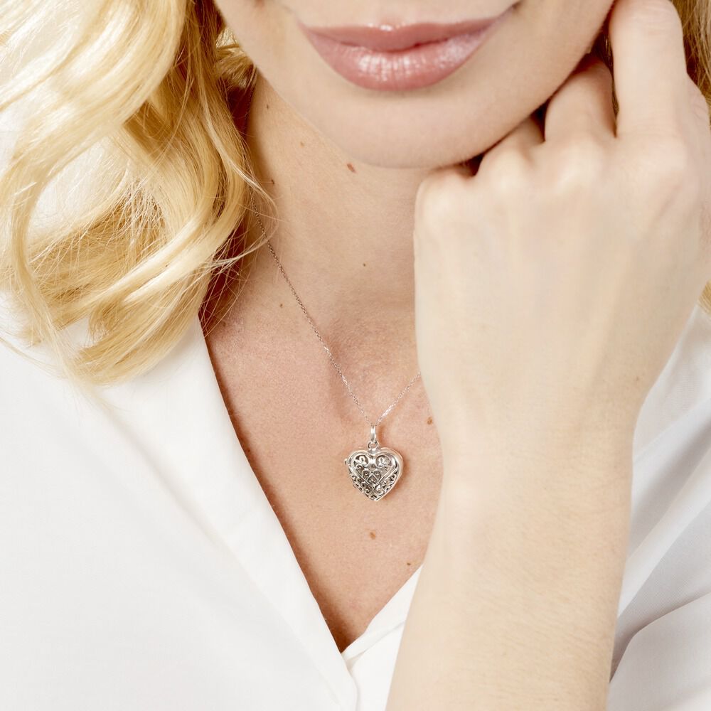 Pendentif Ellya Argent Blanc - Pendentifs Femme | Marc Orian