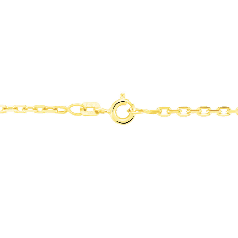 Cha&icirc;ne Igoa Maille For&ccedil;at Diamantee Or Jaune - Chaines Famille | Marc Orian