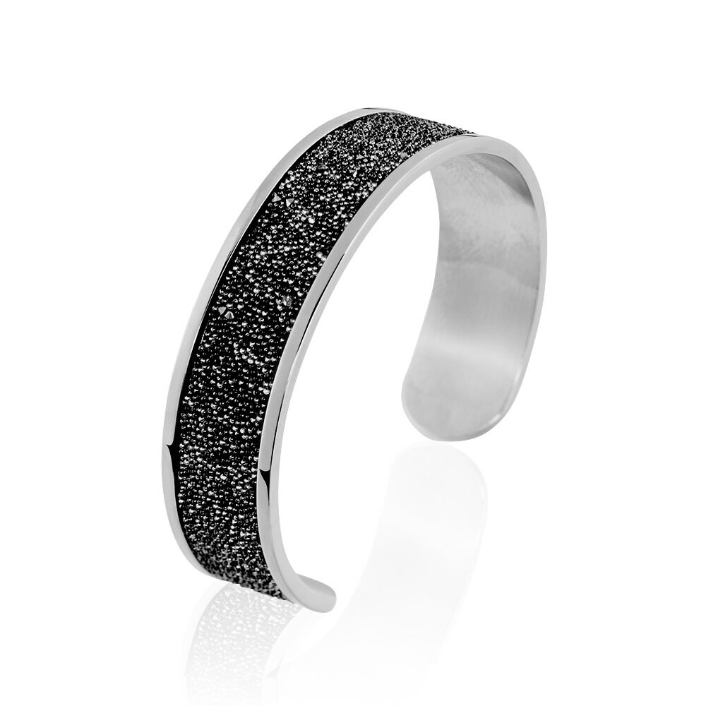 Bracelet Jonc Willis Acier Blanc - Bracelets joncs Femme | Marc Orian