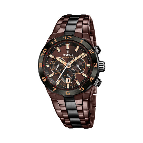Montre Festina Chrono Bike Edition Speciale Marron - Nouveautés Homme | Marc Orian